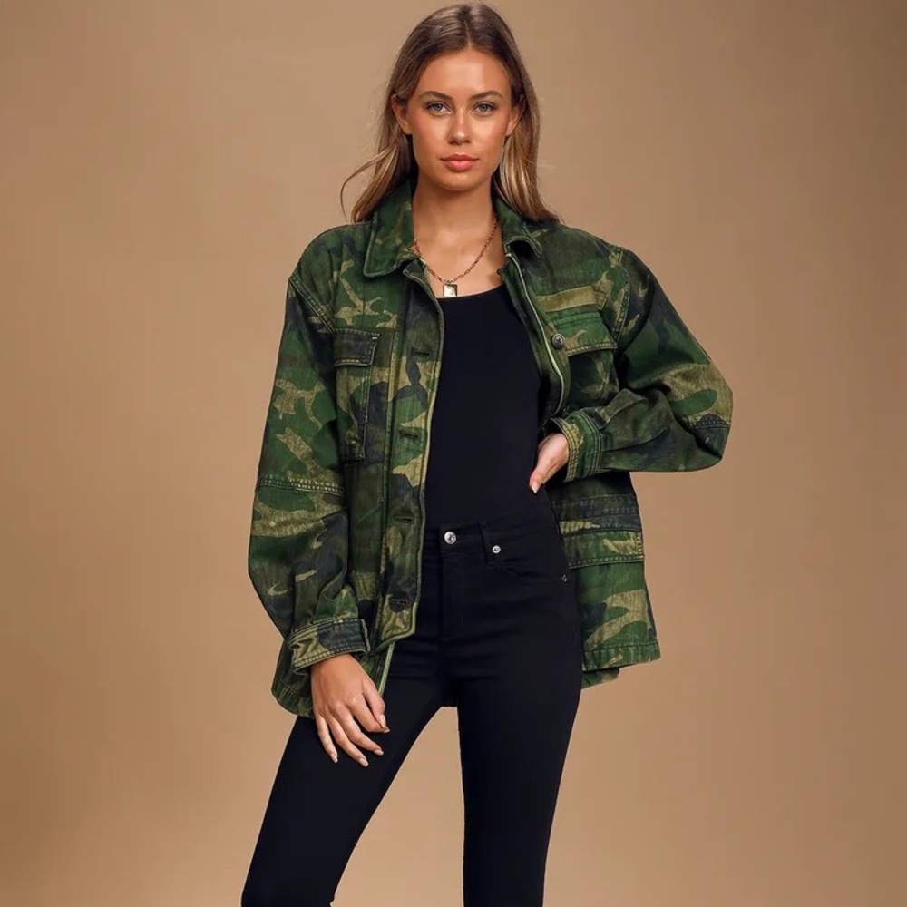 Camo Print Utility Jacket - sold out online!